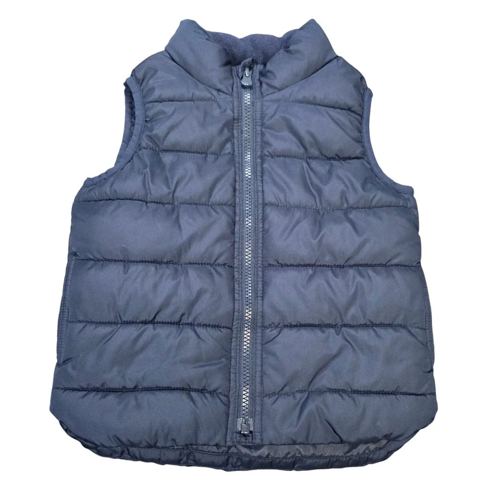 Baby Gap Cold Control Puffer Vest  Boy's Size 3‎ Years Navy Blue Water Resistant